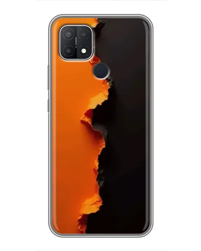 Чохол для OPPO A15 з картинкою «Помаранчевий розлом» Чохол для OPPO A15 з картинкою «Помаранчевий розлом»