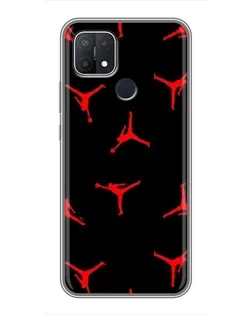 Чохол для OPPO A15s з картинкою «Jordan Red Pattern» Чохол для OPPO A15s з картинкою «Jordan Red Pattern»