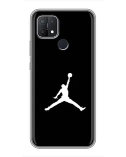 Чехол для OPPO A15s с картинкой «Jordan Silhouette»