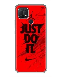 Чехол для OPPO A15s с картинкой «Nike Just Do It»