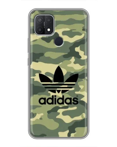 Чехол для OPPO A15s с картинкой «Милитари стиль Adidas»