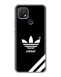 Чехол для OPPO A15s с картинкой «Adidas с диагональными полосами»