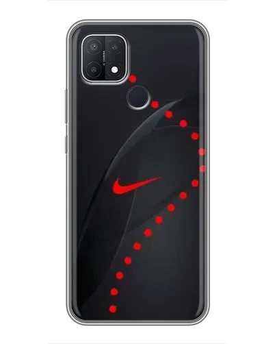 Чехол для OPPO A15s с картинкой «Абстрактный дизайн Nike»