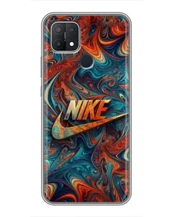 Чехол для OPPO A15s с картинкой «Nike в абстракции» Чехол для OPPO A15s с картинкой «Nike в абстракции»