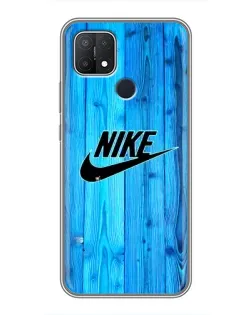 Чехол для OPPO A15s с картинкой «Голубое дерево Nike» Чехол для OPPO A15s с картинкой «Голубое дерево Nike»
