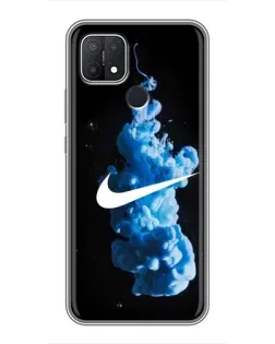 Чехол для OPPO A15s с картинкой «Nike и синий дым» Чехол для OPPO A15s с картинкой «Nike и синий дым»