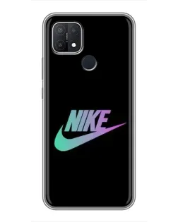 Чехол для OPPO A15s с картинкой «Nike — городская ночь» Чехол для OPPO A15s с картинкой «Nike — городская ночь»