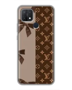 Чехол для OPPO A15s с картинкой «Louis Vuitton — банты»