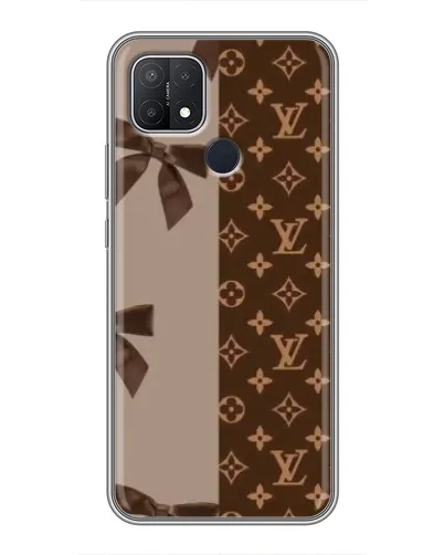 Чехол для OPPO A15s с картинкой «Louis Vuitton — банты»
