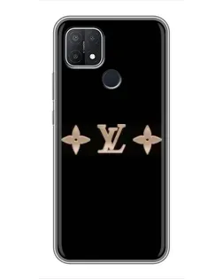 Чехол для OPPO A15s с картинкой «Louis Vuitton — минимализм»