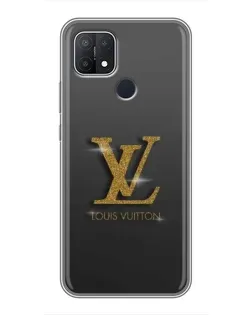 Чехол для OPPO A15s с картинкой «Градиент Louis Vuitton»