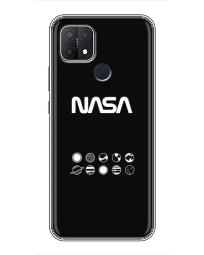 Чохол для OPPO A15s з картинкою «NASA — технічний принт» Чохол для OPPO A15s з картинкою «NASA — технічний принт»