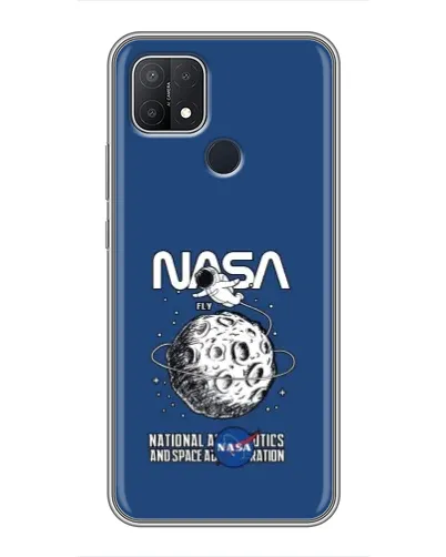 Чохол для OPPO A15s з картинкою «NASA — місячна місія» Чохол для OPPO A15s з картинкою «NASA — місячна місія»