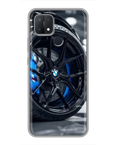 Чехол для OPPO A15s с картинкой «Колесо BMW вблизи» Чехол для OPPO A15s с картинкой «Колесо BMW вблизи»