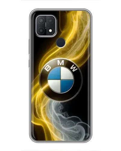 Чехол для OPPO A15s с картинкой «Золотистый дым BMW» Чехол для OPPO A15s с картинкой «Золотистый дым BMW»