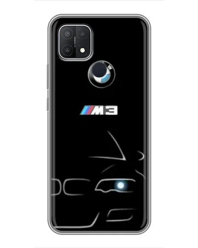 Чехол для OPPO A15s с картинкой «Минималистичный принт BMW M3» Чехол для OPPO A15s с картинкой «Минималистичный принт BMW M3»
