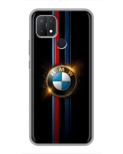 Чехол для OPPO A15s с картинкой «BMW M-Power неон»
