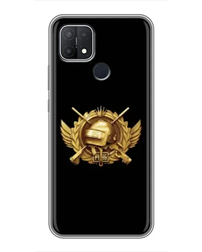 Чохол для OPPO A15s з картинкою «PUBG — помаранчевий градієнт»
