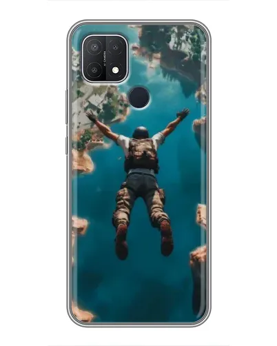 Чохол для OPPO A15s з картинкою «PUBG — вільне падіння»