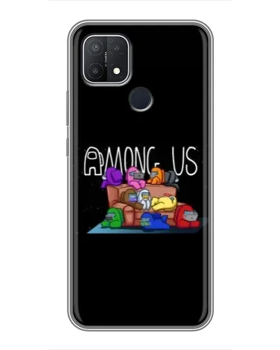 Чехол для OPPO A15s с картинкой «Логотип Among Us» Чехол для OPPO A15s с картинкой «Логотип Among Us»