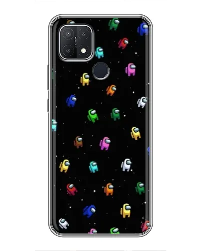 Чехол для OPPO A15s с картинкой «Экипаж Among Us» Чехол для OPPO A15s с картинкой «Экипаж Among Us»