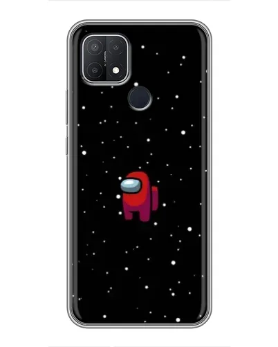 Чехол для OPPO A15s с картинкой «Красный Among Us» Чехол для OPPO A15s с картинкой «Красный Among Us»