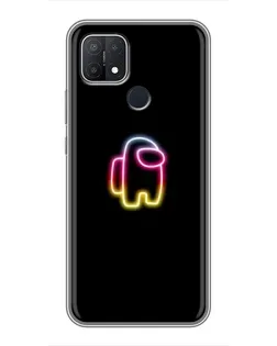 Чохол для OPPO A15s з картинкою «Among Us градієнт»