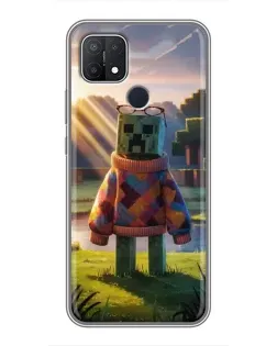 Чохол для OPPO A15s з картинкою «Кріпер у светрі»