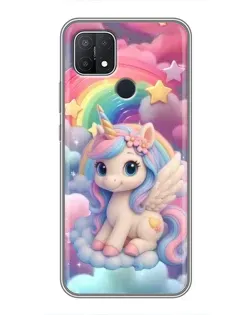Чехол для OPPO A15s с картинкой «Маленький единорог» Чехол для OPPO A15s с картинкой «Маленький единорог»