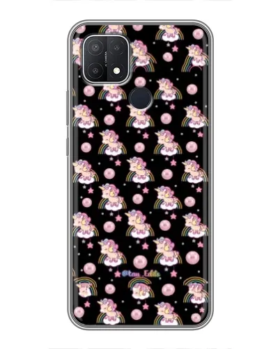 Чехол для OPPO A15s с картинкой «Magic Unicorn паттерн»