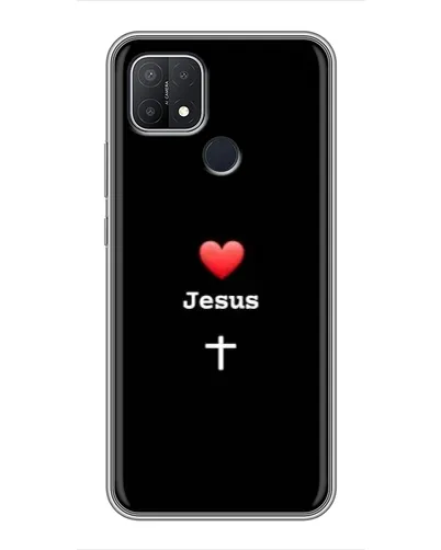 Чохол для OPPO A15s з картинкою «Серце - Jesus» Чохол для OPPO A15s з картинкою «Серце - Jesus»