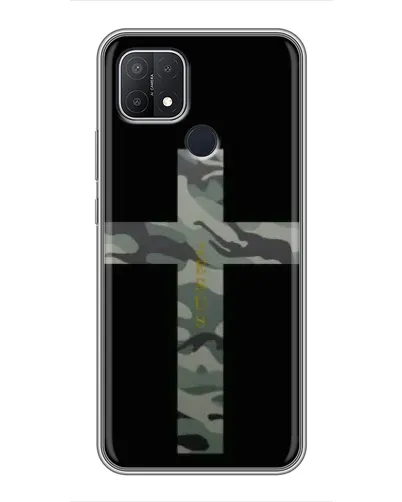 Чохол для OPPO A15s з картинкою «Мілітарі Хрест» Чохол для OPPO A15s з картинкою «Мілітарі Хрест»