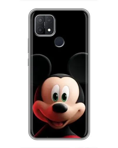 Чехол для OPPO A15s с картинкой «Улыбающийся Микки Маус»