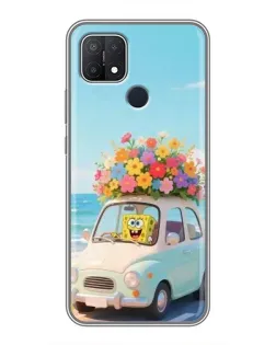 Чехол для OPPO A15s с картинкой «Автомобильное путешествие»