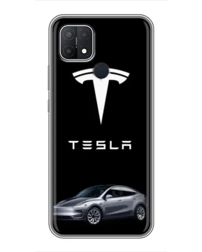 Чехол для OPPO A15s с картинкой «Tesla Model Y» Чехол для OPPO A15s с картинкой «Tesla Model Y»