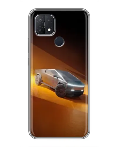 Чехол для OPPO A15s с картинкой «Cybertruck в пустыне» Чехол для OPPO A15s с картинкой «Cybertruck в пустыне»