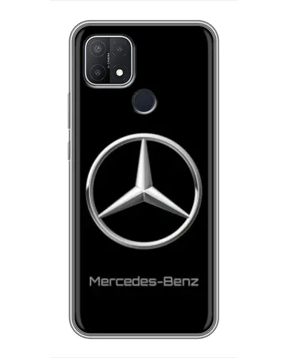 Чехол для OPPO A15s с картинкой «Mercedes Silver Logo»