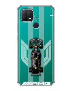 Чехол для OPPO A15s с картинкой «Mercedes AMG Petronas»