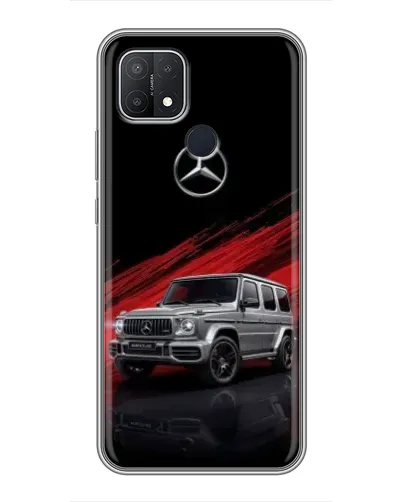 Чехол для OPPO A15s с картинкой «Mercedes G-Class красный»