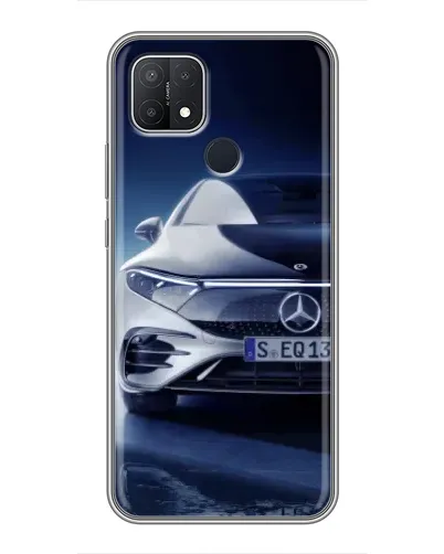Чехол для OPPO A15s с картинкой «Mercedes EQ — будущее»