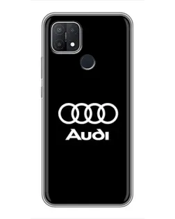 Чехол для OPPO A15s с картинкой «Классическое лого Audi» Чехол для OPPO A15s с картинкой «Классическое лого Audi»