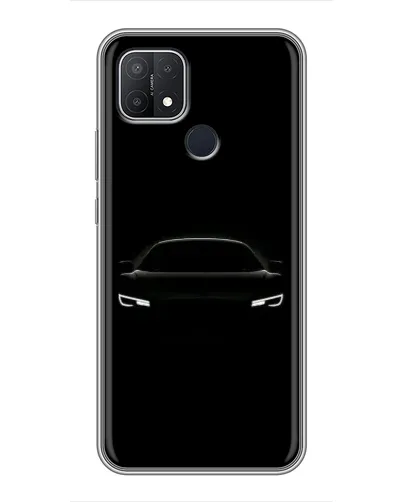 Чехол для OPPO A15s с картинкой «Взгляд Audi в темноте»