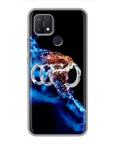 Чехол для OPPO A15s с картинкой «Энергия лого Audi»