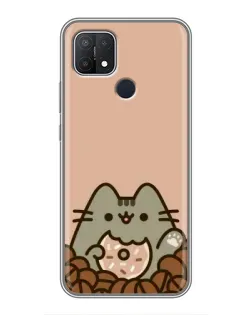 Чохол для OPPO A15s з картинкою «Кавовий Пушин» Чохол для OPPO A15s з картинкою «Кавовий Пушин»