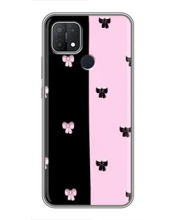 Чохол для OPPO A15s з картинкою «Контрастні банти»