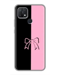 Чохол для OPPO A15s з картинкою «Половинки банту»