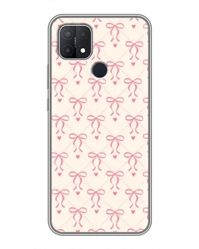 Чохол для OPPO A15s з картинкою «Рожеві бантики Coquette» Чохол для OPPO A15s з картинкою «Рожеві бантики Coquette»