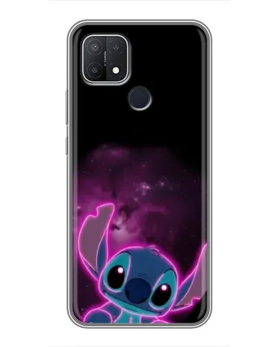 Чохол для OPPO A15s з картинкою «Неоновий Stitch»