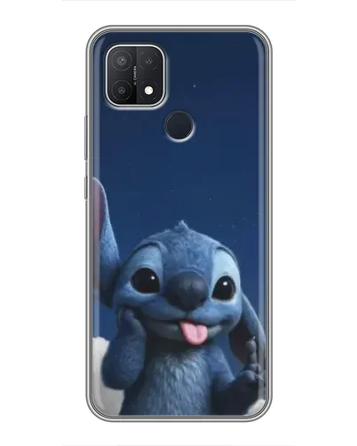 Чохол для OPPO A15s з картинкою «Стіч у хмарах»