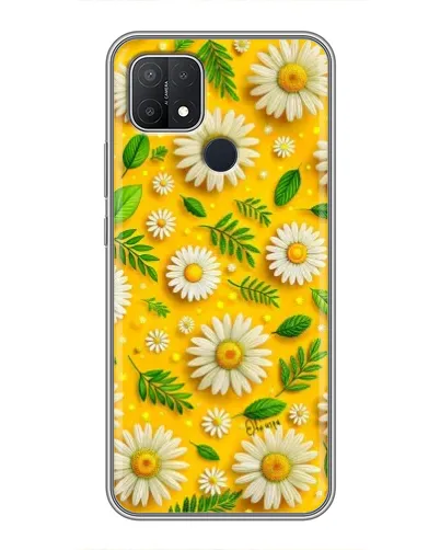 Чехол для OPPO A15s с картинкой «Ромашковое солнце»